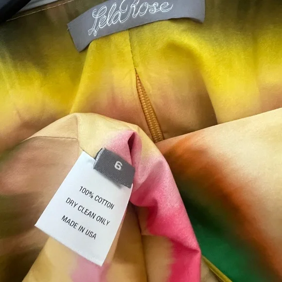 Lela Rose Multicolor Tie-Dye Tank Top